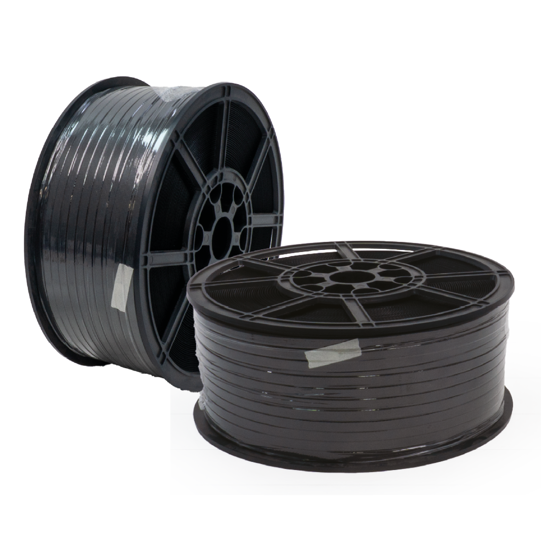 Plastic Reel Strap, Black, 12mm
