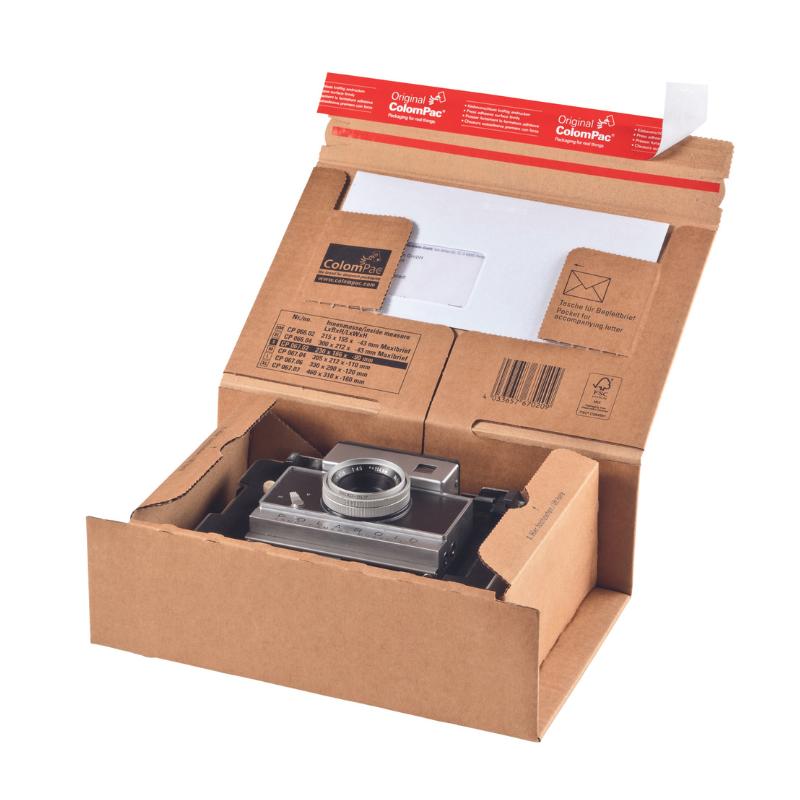 Postal Box, Brown, Peel & Seal