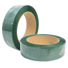 Green Embossed PET Strap, 19mm