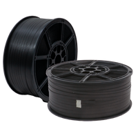 Plastic Reel Strap, Black, 12mm