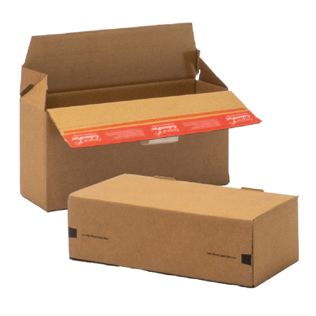 Euro Stacking Crash Lock Box, Z Fold, Peel & Seal
