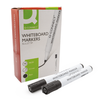 Q-Connect Drywipe Marker Pen, Black