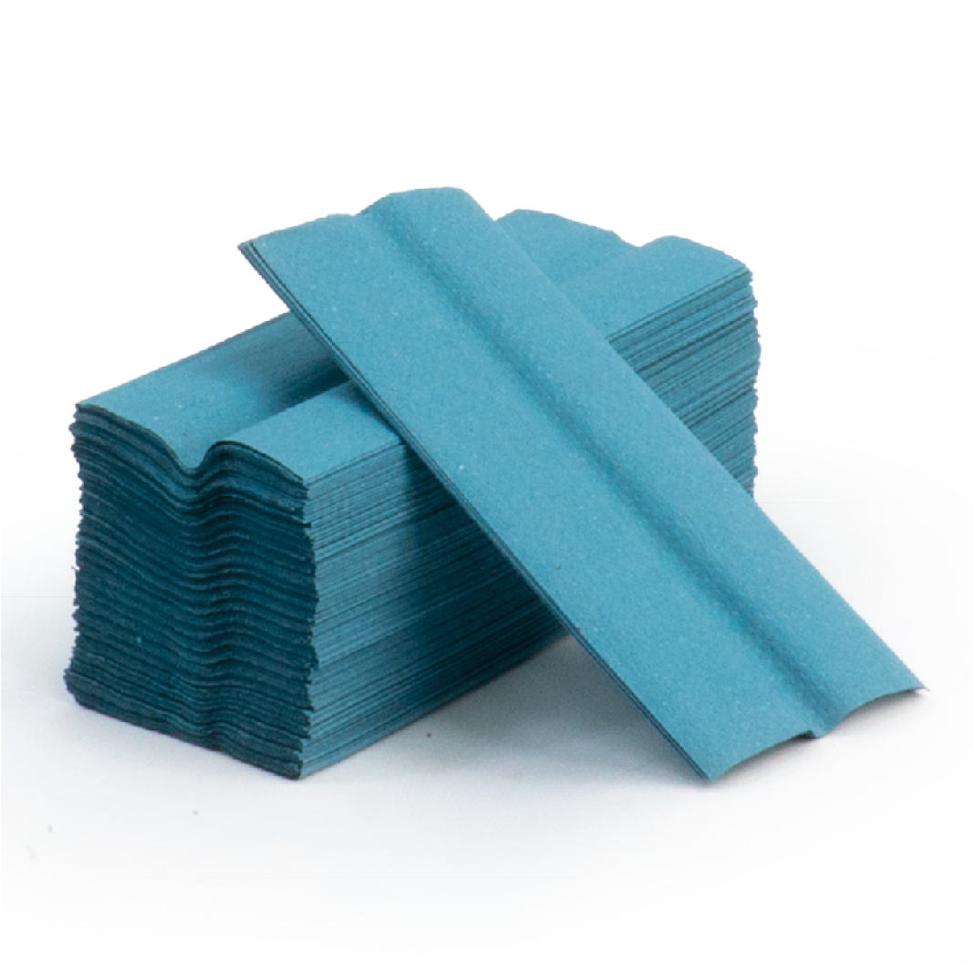 Paper Towels, 1ply, Blue, I-Fold, Pack 3600