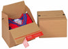 Euro Stacking Crash Lock Box, Z Fold, Peel & Seal