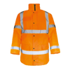Cargo Hi-Vis Parka Jacket Orange - 2XL