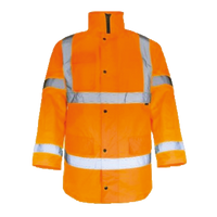Cargo Hi-Vis Parka Jacket, Orange
