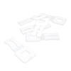 Plastic Buckles, White