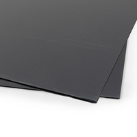 Black Recycled Twin-Walled Polyprop Sheet, 400gsm