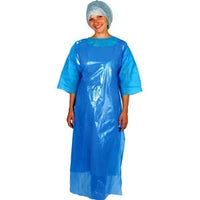Blue Disposable Aprons on Roll, 200/roll
