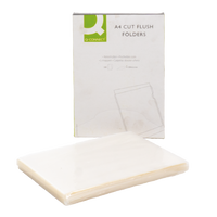 Cut Flush Folders Clear A4 (100/pack)