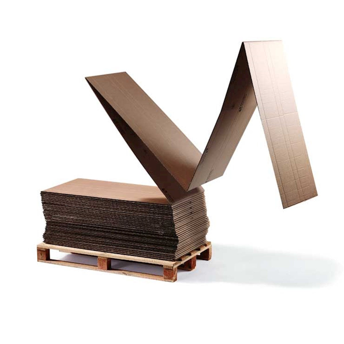 Cardboard Fanfold, Creased
