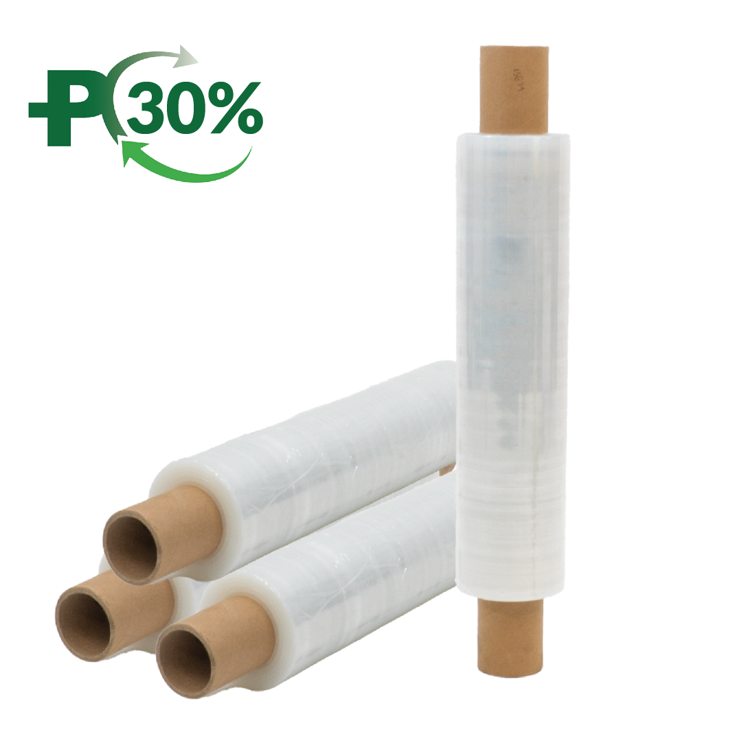 Clear Hand Wrap, 16 Micron, Cast, Extended Core