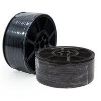 Plastic Reel Strap, Black, 12mm