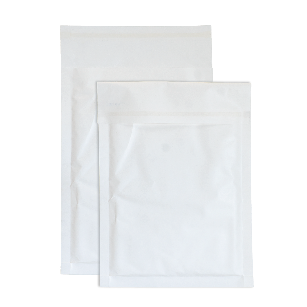 PlusPost White Bubble Lined Postal Bag, Size C