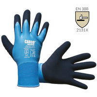 Cargo HexaGrip Latex Double Dipped Glove, Blue