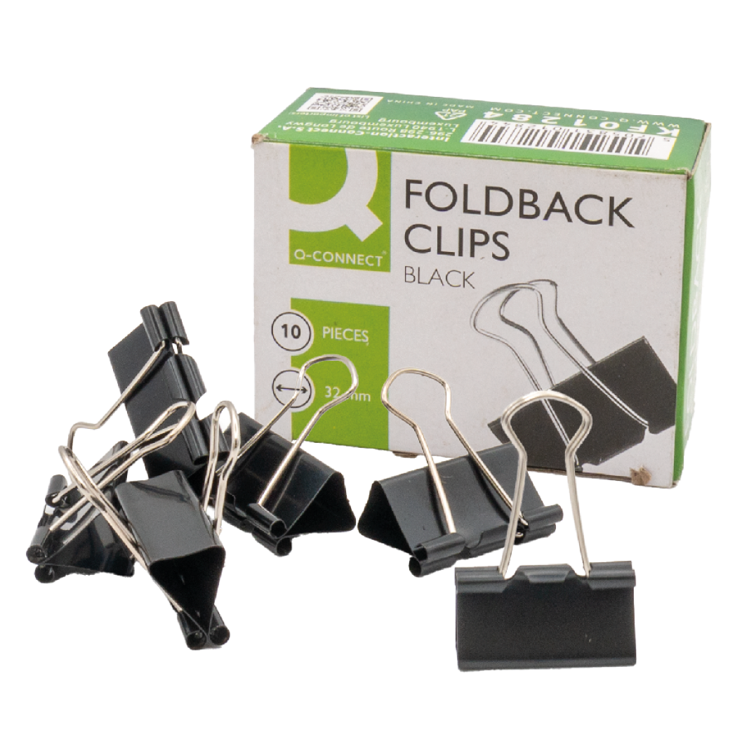Q-Connect Foldback Clip 32mm