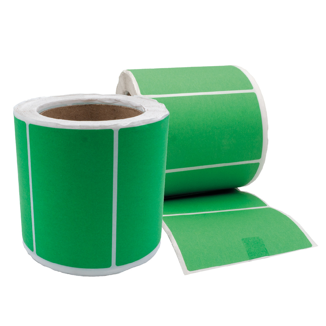Green Self-Adhesive Lables