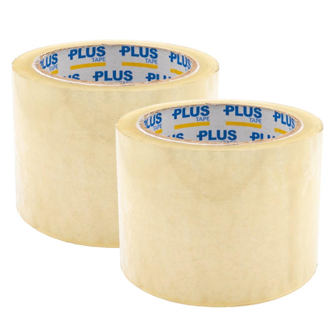 Plus Tape 75, Acrylic, Clear