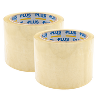 Plus Tape 75, Acrylic, Clear