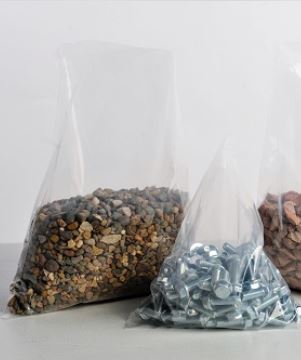 Clear HD Polythene bags 80 gauge