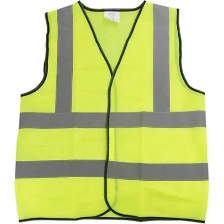 Cargo Hi Viz 2 Band Vest, Yellow