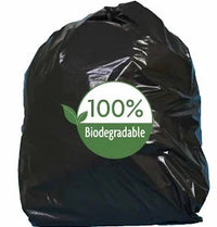 Biodegradable Waste Sacks, Black, 75L