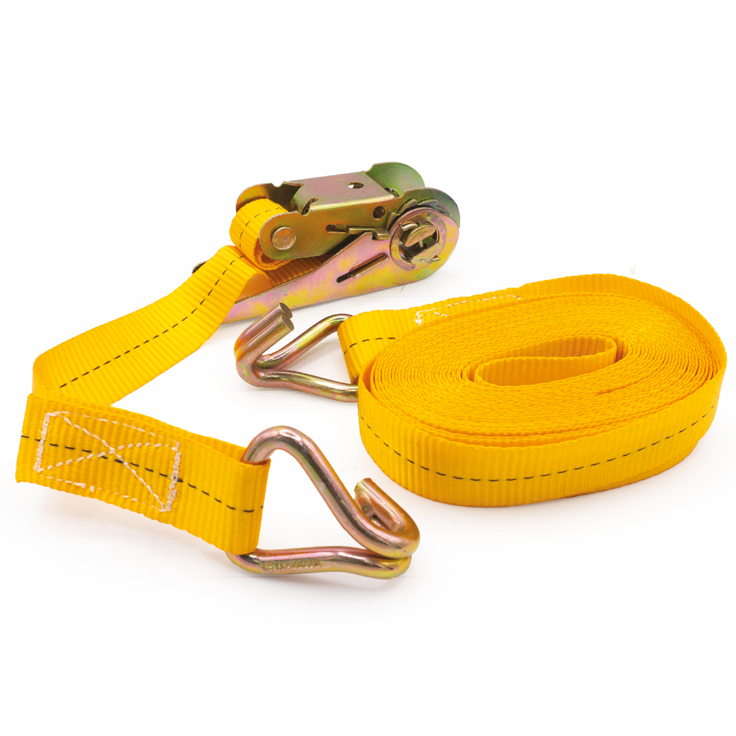 Ratchet Strap, Double Hook, Woven Polyester