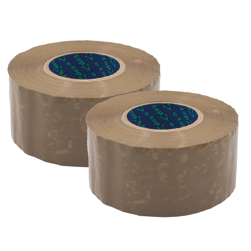 E-Tape 2 Silver, Hot Melt, Buff