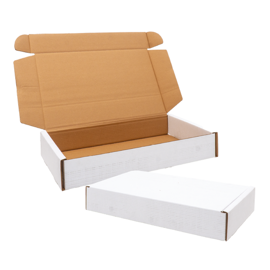 Double Wall Self Sealing Box, White, 0427