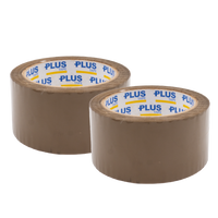 Plus Tape 75, Acrylic, Buff