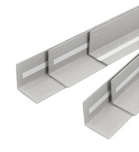 "System 90" Plain S/Adhesive White Edgeguard 3mm