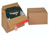 Euro Stacking Crash Lock Box, Z Fold, Peel & Seal