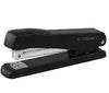 Q-Connect Plastic Stapler, Half Strip, Black