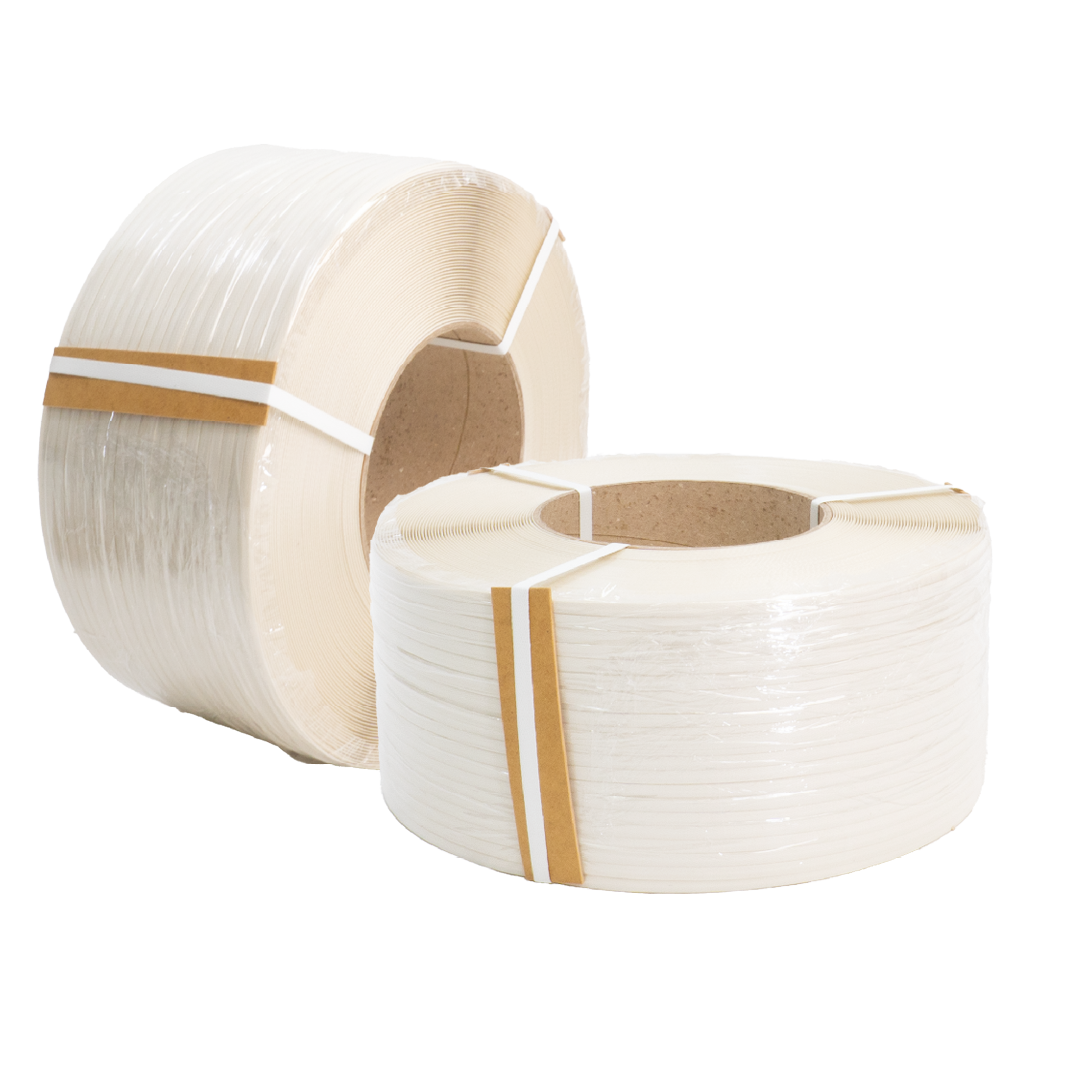 PP Machine Strap, White, 9mm x 4000m