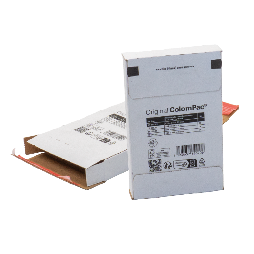 Postal Box, White, Peel & Seal